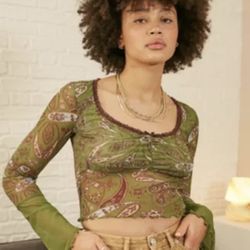 Urban Outfitters Paisley Top 