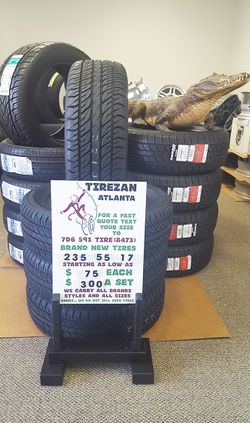 235 55 17 BRAND NEW TIRE TIRES $75 EACH $300 SET