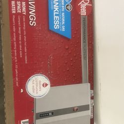 Tankless Water Heater - Rheem Brand New In Box 
