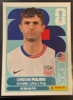 2026 World Cup Sticker - Pulisic