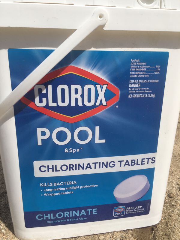35lb Chlorine tablet bucket for Sale in Phelan, CA OfferUp