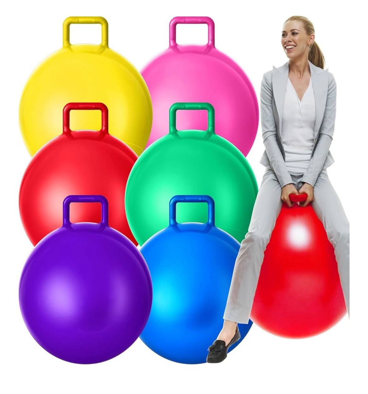 Kids Inflatable Sit N Bounce Ball