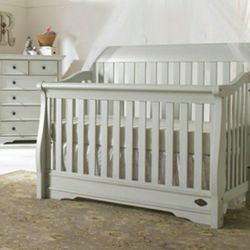 Convertible Crib, Linen Grey