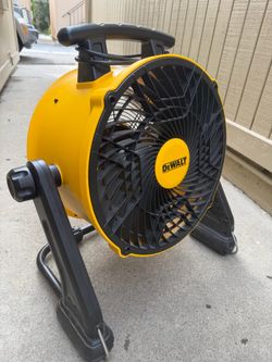 Dewalt 16 Inch 3-Speed Portable Shop Job Fan, Benchtop, Hanging, 4000 CFM,