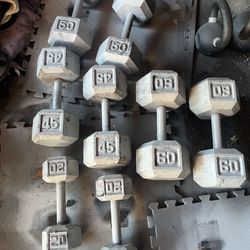 Dumbbell weights (read description )
