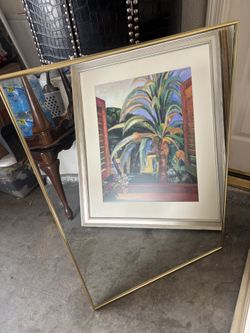 Gold Frame Mirror