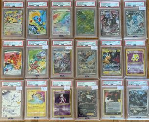 Graded pokemon cards