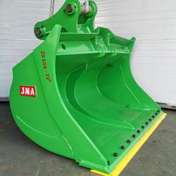 Excavator Hitachi ZX 200 Tilt Bucket 72 inches Width.