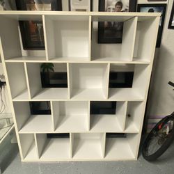 16-Cube Storage Organizer/Bookcase White