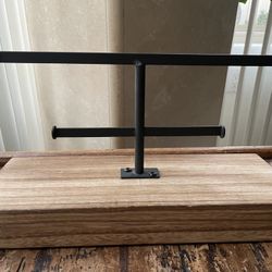 Wood And Metal Bracelet/jewelry Holder.  