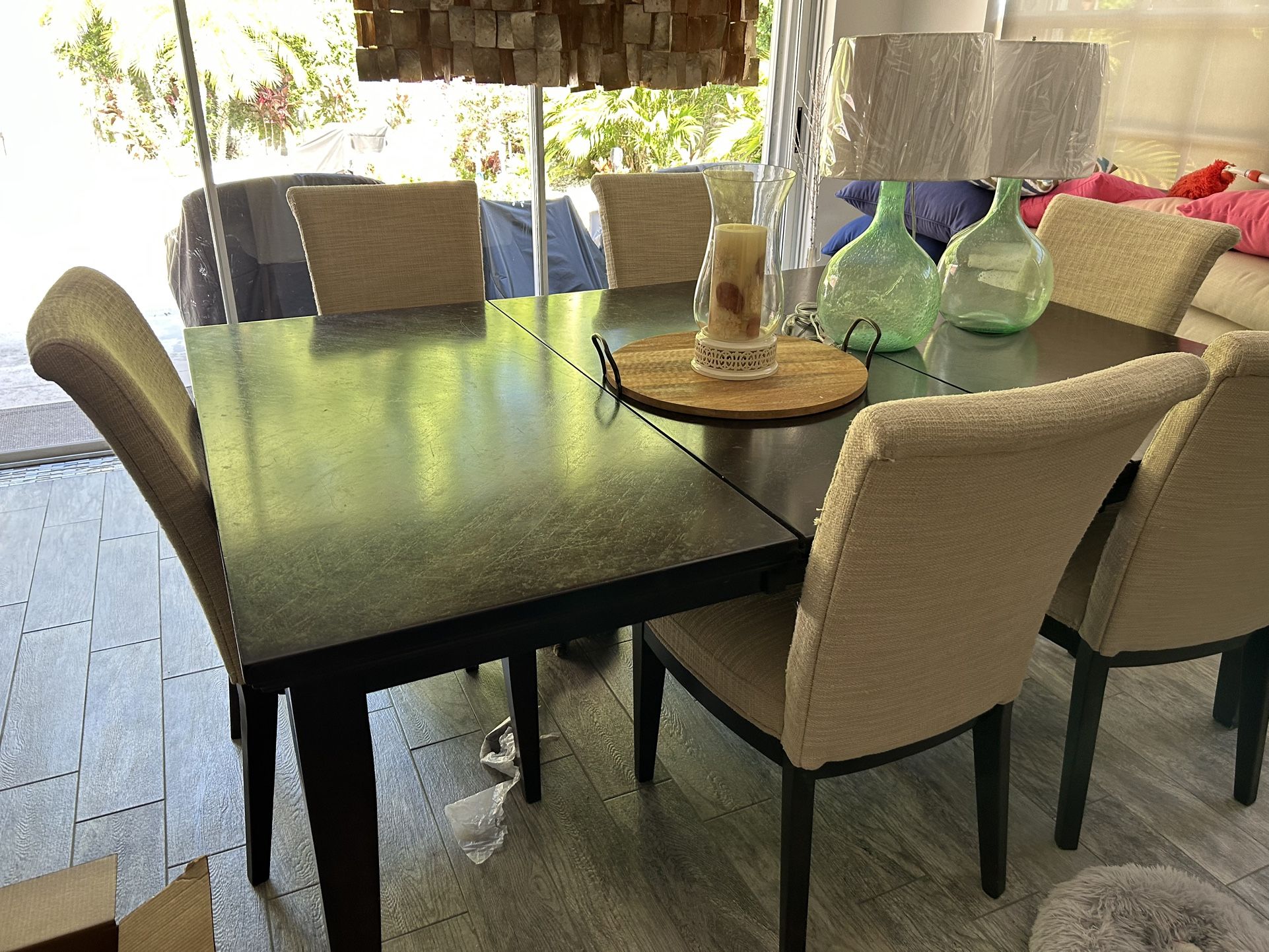 Dining Table With Six Chairs