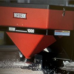 Western 1000 Series Snow Salt Spreader 