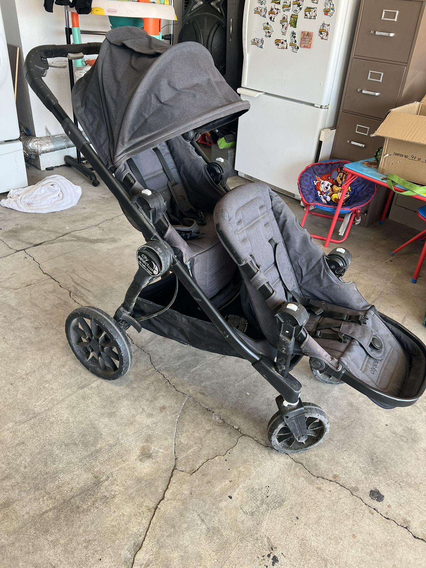 city select double stroller 