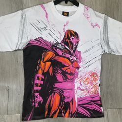 Marvel X-Men Magneto AOP Graphic T-Shirt Full Print Front & Back | Comic Streetwear Tee