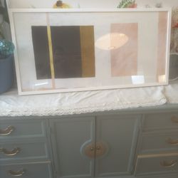 Abstract Art Wabi Sabi Minimalist Design With Geometric Shapes