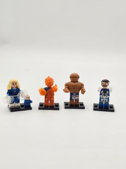 Marvel Fantastic 4 Custom Lego Mini Figures Set
