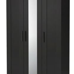 Black IKEA Brimnes Armoire