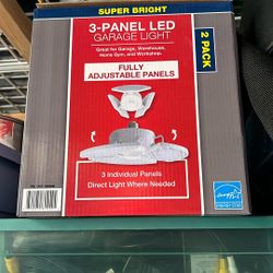 1 Only 3. Panel Led Garage Light New 
