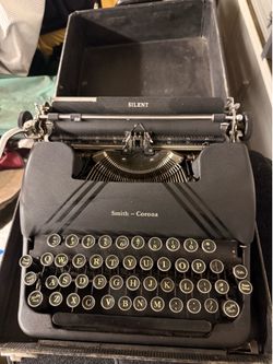 Smith Corona Silver Typewriter
