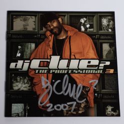 Authentic DJ Clue? The Professional 3 Autographed CD