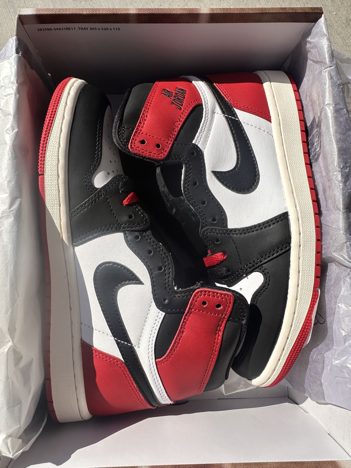 Jordan 1 High Black Toe Reimagined