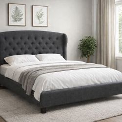 Platform King Size Bed Frame ( No Mattress