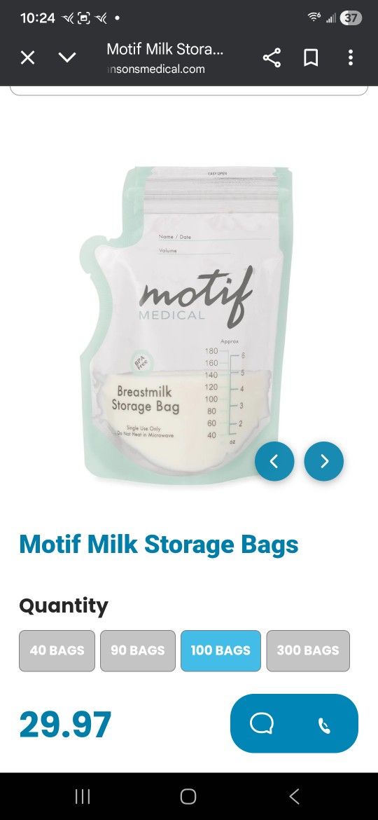 Breastfeeding Bags Motif