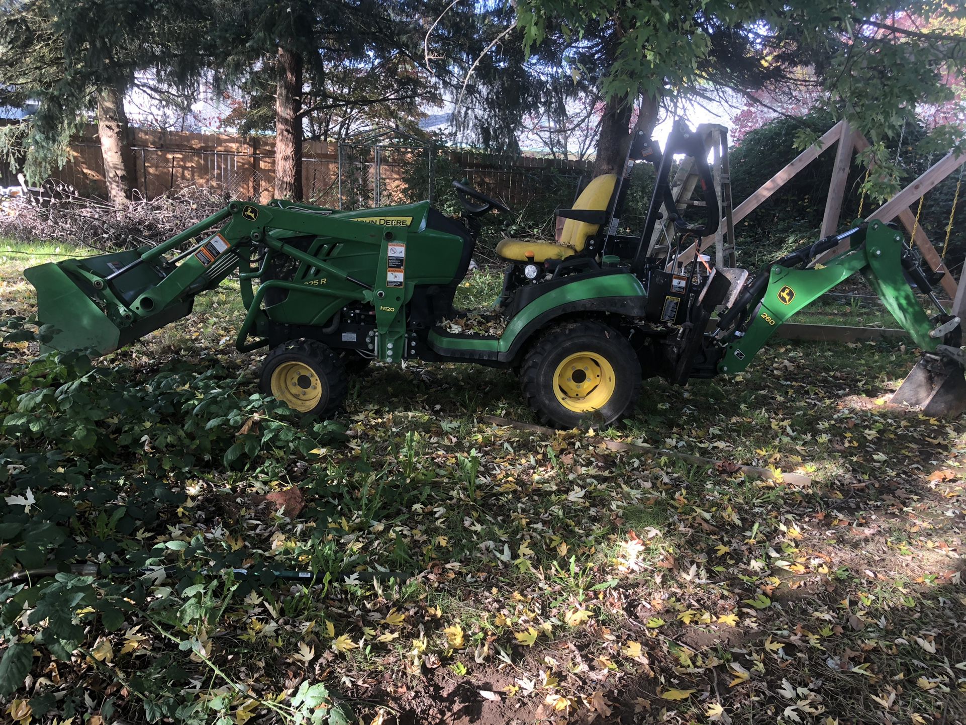 161.4 Hrs John Deere 1025r Skid And Excav, First Come No Holds