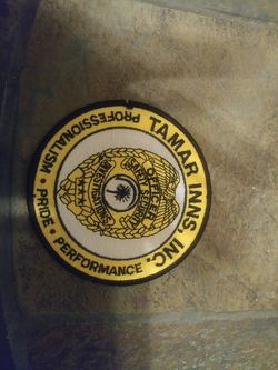 Vintage security officer patch