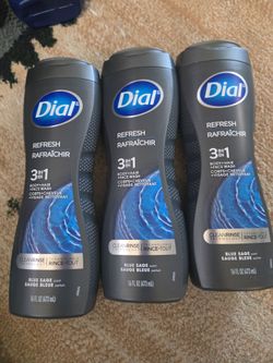 3 Mens Dial 3 in 1 Body, Hair, Face Wash
