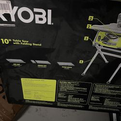 Ryobi 10 Inch Table Saw 15 Amp With Diablo Blade