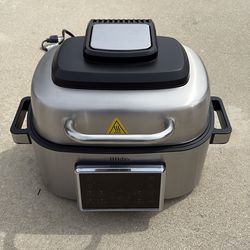 NEW BBday 6-in-1 Indoor Air Grill & Air Fryer (515°F)