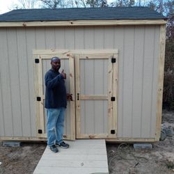 SALGADO sheds we built on site