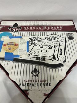 handcrafted baseball board game from Across the Board