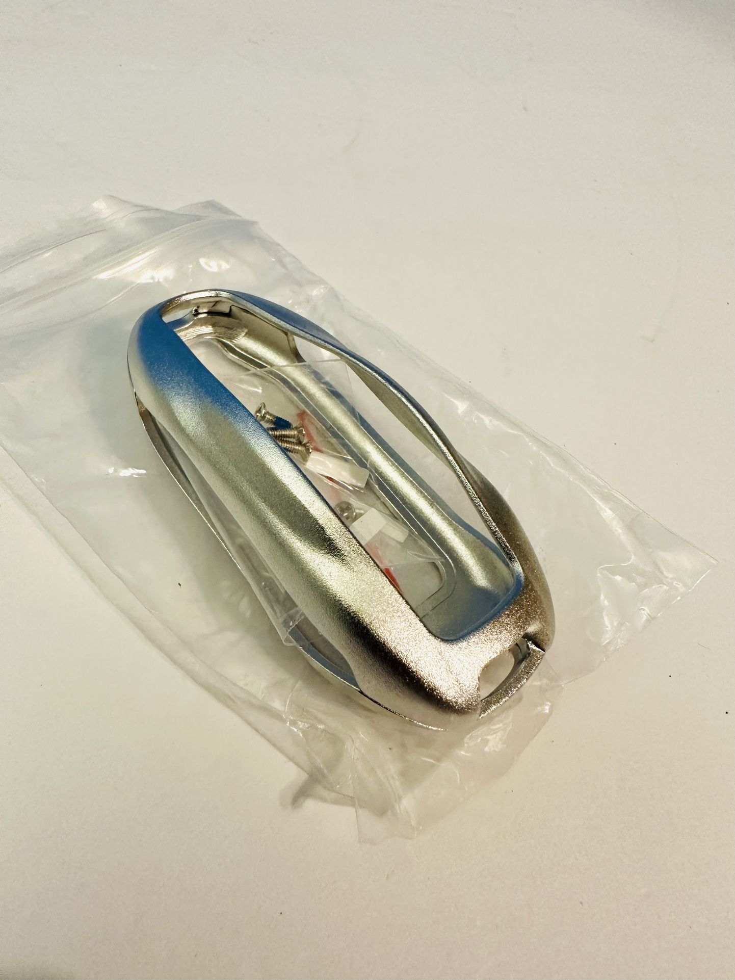 Silver Aluminum Car Key Cover Shell
