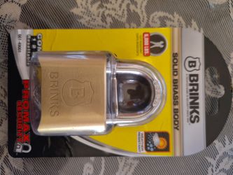 3 Brinks Pro Max Security SOLID Brass Body Combo Resettable Lock