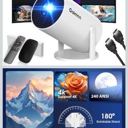 Mini Projector with WiFi and Bluetooth