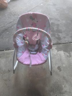 Bright Starts Disney Baby Minnie Mouse Infant to Toddler Rocker