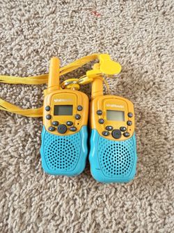 Wishouse Kids Walkie Talkies 2-Pack with Lanyards
