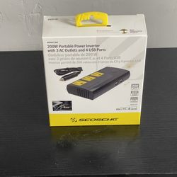 200W Portable Power Inverter