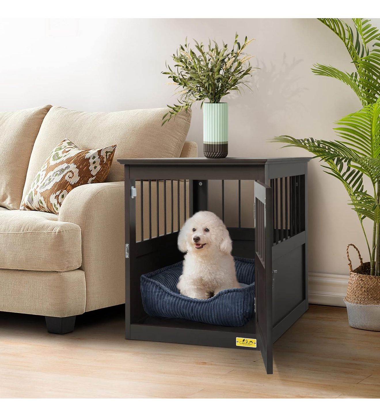 Wood Indoor Medium Dog House