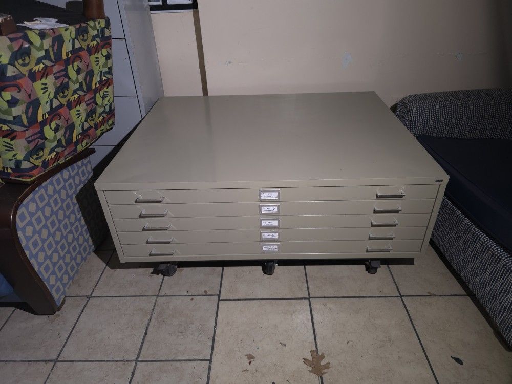 Flat File Cabinet