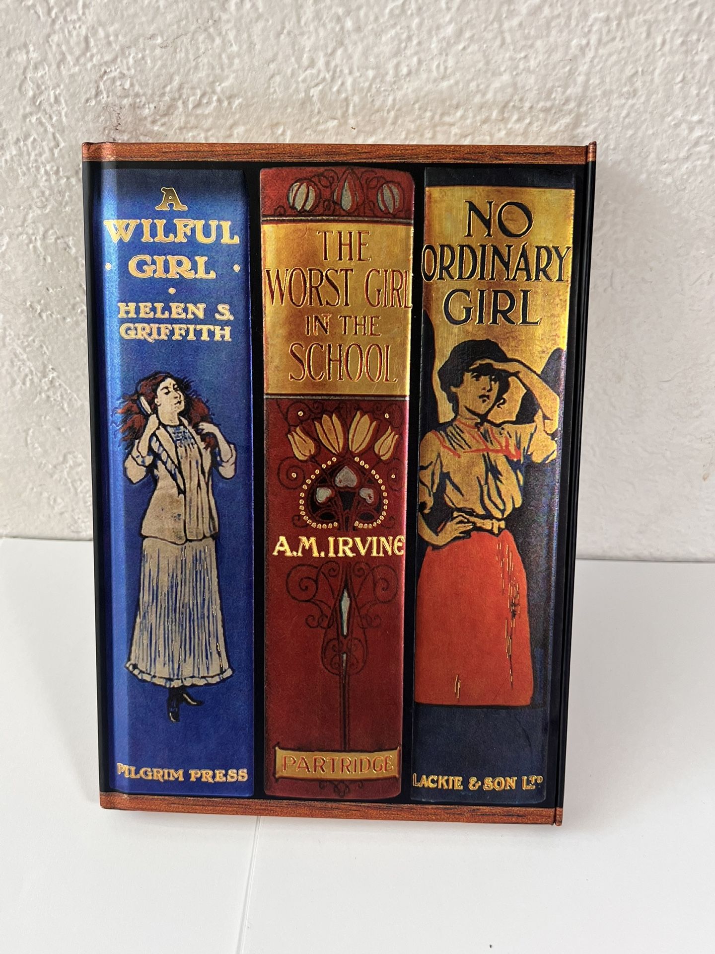 Flame Tree Bodleian Libraries Book Spines Great Girls Foiled Journal Notebook