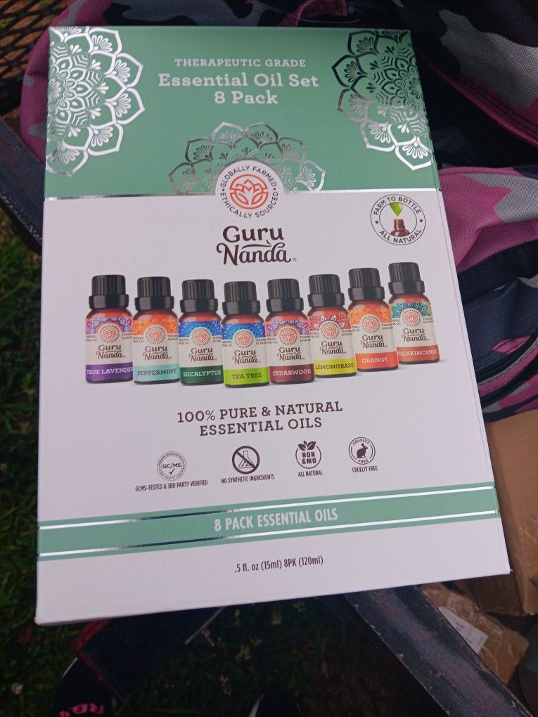 Cury Nanda 8 Pack Essential Oil Set 
