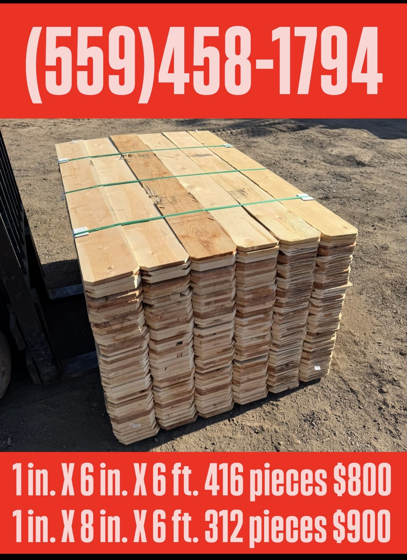 New Cedar Wood For Fencing Nueva Madera Para Cercar