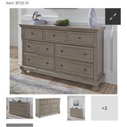 Ashely Funiture 7 Drawer Dresser