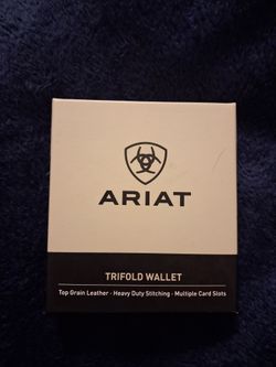 Brand new Ariat trifold wallet.