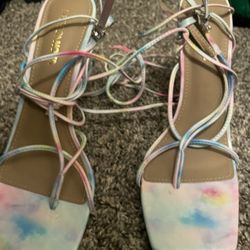 Colorful Heels Worn Once 