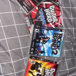 PS3 Guitar Hero And 🎸 Rock Band 2 Game