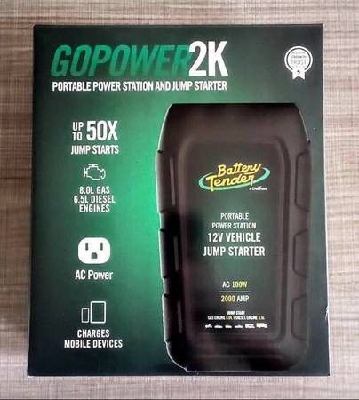 Battery Tender 2000 Amp Power Station and Lithium Jump Starter (New)